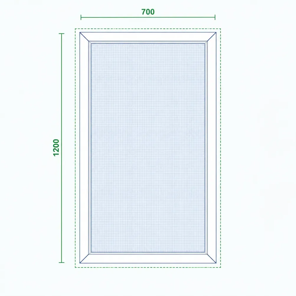 Plasă de Insecte Fixă pentru Fereastră PVC